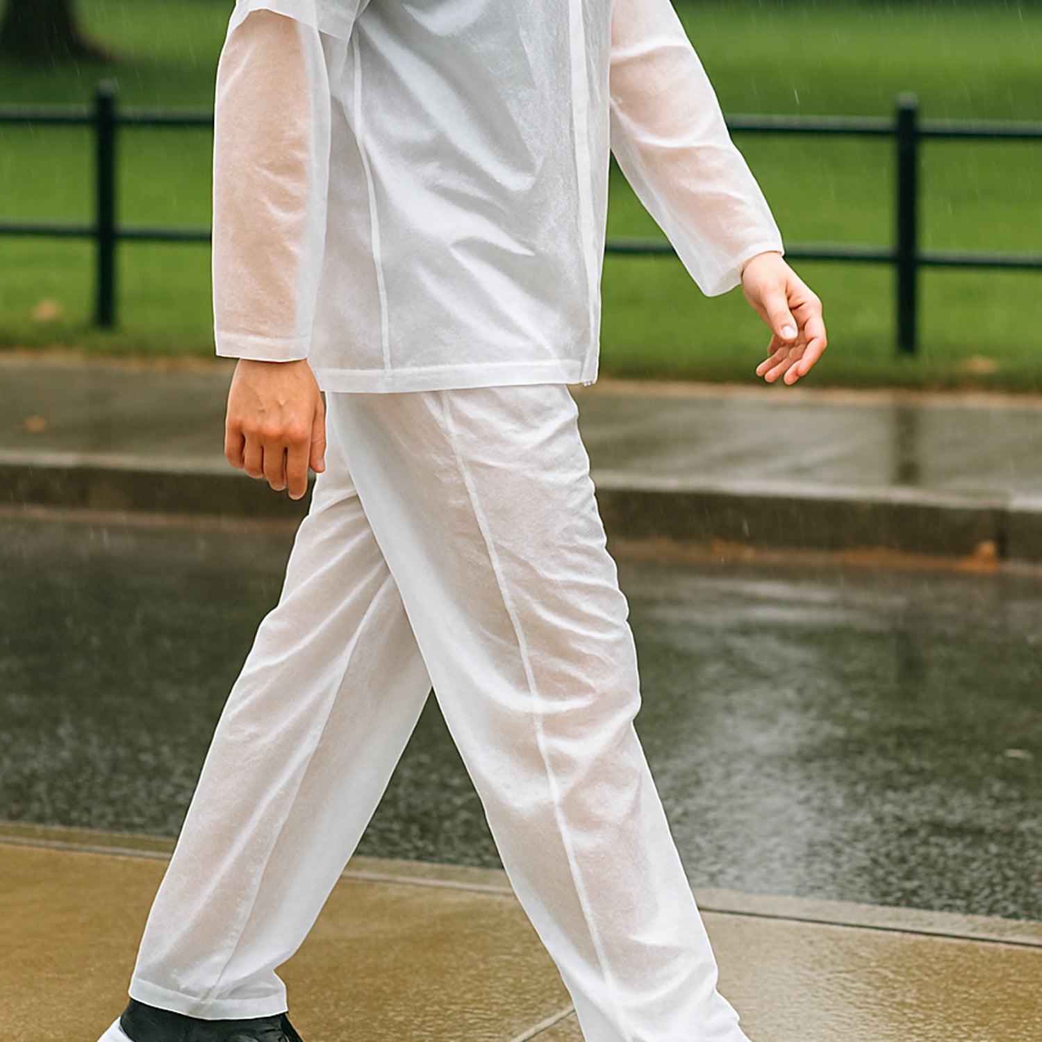 Full-Body Rain Suit – Jacket & Pants Set Fashion Portable Adult Rain Coat (1pc) Full-Body Rain Suit – Jacket & Pants Set Fashion Portable Adult Rain Coat (1pc)